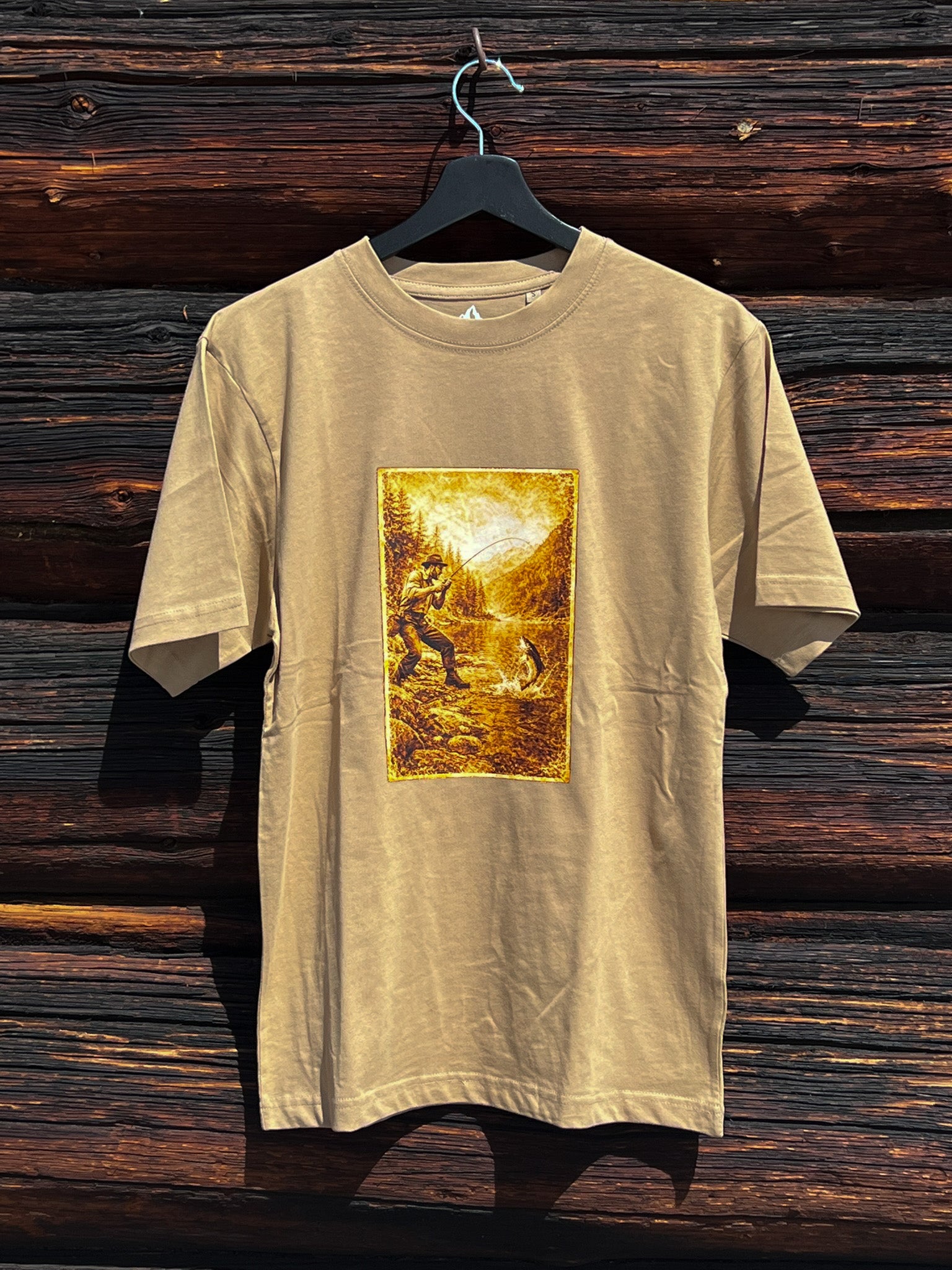 T-Shirt Jeger&Fischer - Fischer stehend