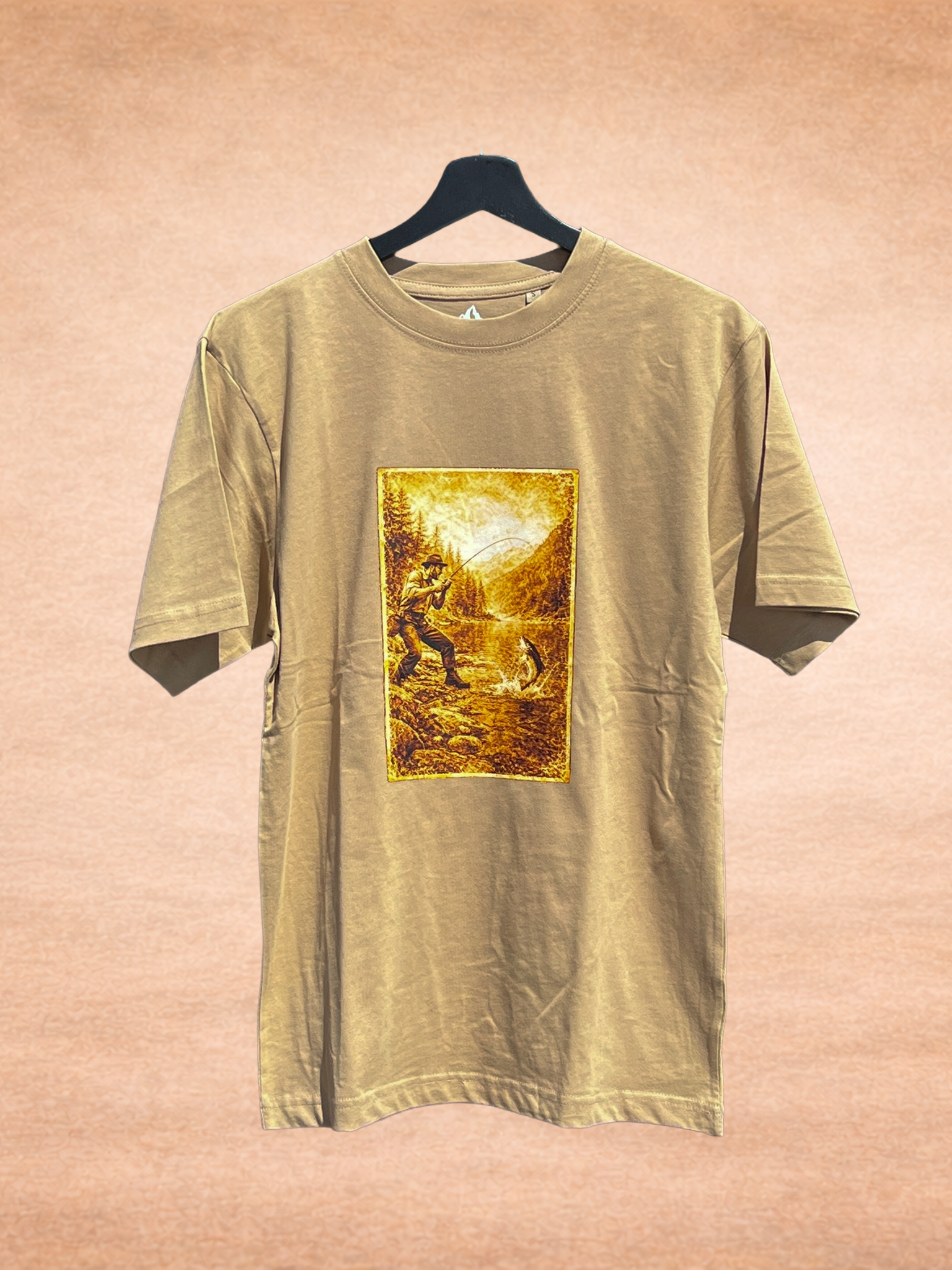 T-Shirt Jeger&Fischer - Fischer stehend